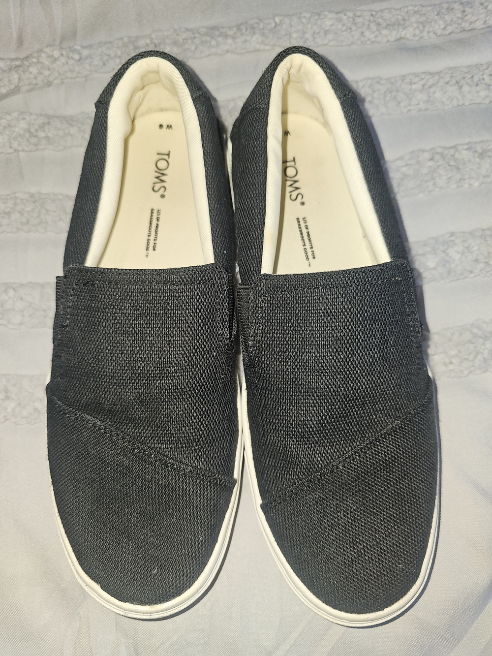 TOMS Women's Asher Platform Slip-On Sneaker Size 6